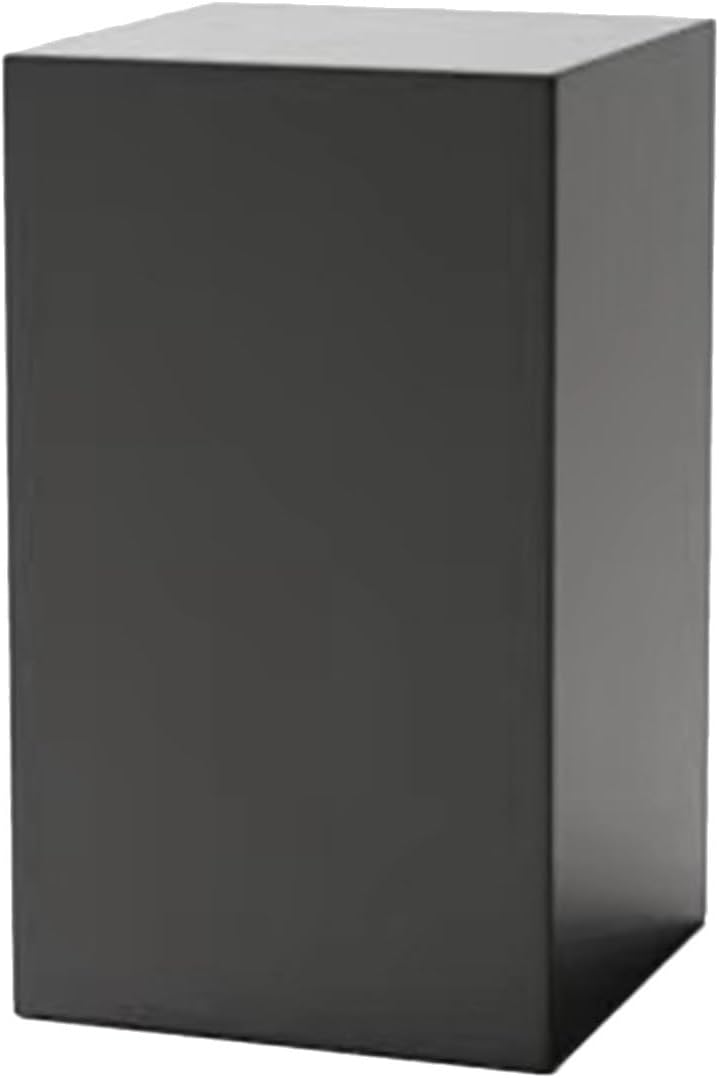 Round Risers Model Clothing Store Plinth Stand Black Cube Display Pedestal - 118x118x118IN Riser Organizer for Events