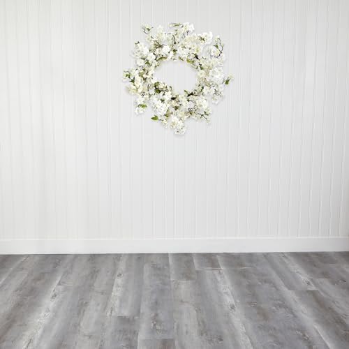Nearly Natural 24 Inch Artificial Cherry Blossom Wreath