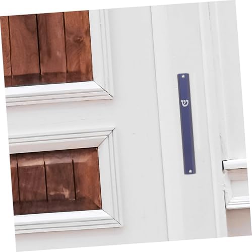 Happyyami 5pcs Metal Mezuzah Decor Door Plaque