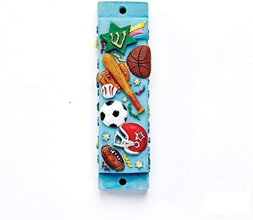 Alef Judaica Sports Resin Mezuzah