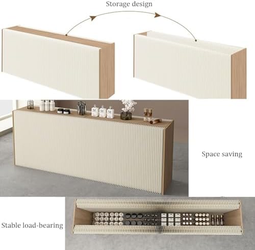 Foldable Display Stand with Retractable Design and Storage Pedestal Cardboard Roman Pillar