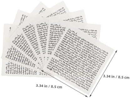 100pcs Jewish Door Blessing Mezuzah Weatherproof Decor for Home Wall