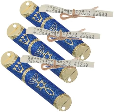 Ciieeo 3sets Elegant Mezuzah Case Door Decor
