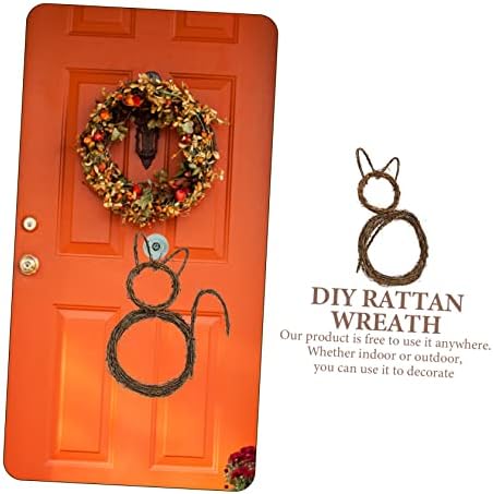 ABOOFAN Cat Wreath DIY Hanging Garland for Home Decor