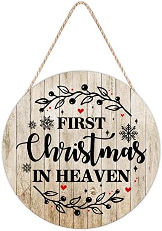 Farmhouse Door Hanger Funny Wood Sign Holiday Decor 12x12