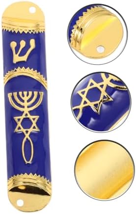 VOSAREA Retro Metal Mezuzah Door Decor