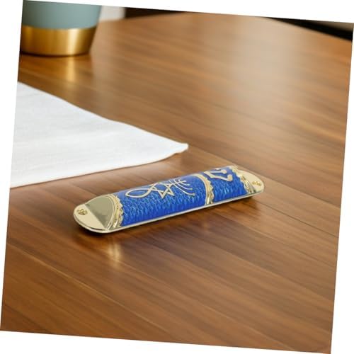 3 Sets Mezuzah Cases with Traditional Jewish Door Blessing Decor