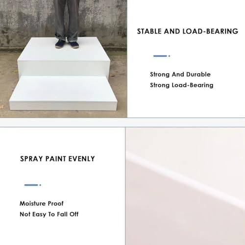 Square Display Pedestal Stand for Event Decor Bridal Shop and Clothing Store