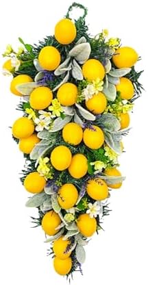 Vibrant Spring Garland Wreath for Front Door