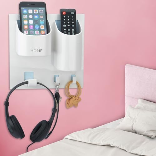 MATIMASU Floating Wall Shelf Organizer for Phone and Reading Glasses
