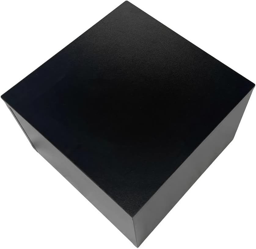Prolinemax Black Pedestal Cube Display Stand Collectibles