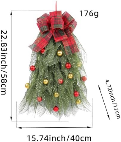 Stylish Handmade Christmas Wreath for Front Door