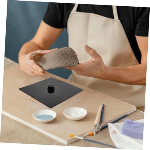 Hand Casting Mold Base Black Square Stand for Display and Crafting