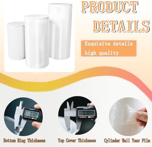 Cylinder Stands for Party Decor 5 Piece Set