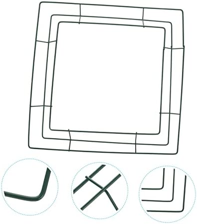 NOLITOY 6 Pcs Square Garland Wire Hangers