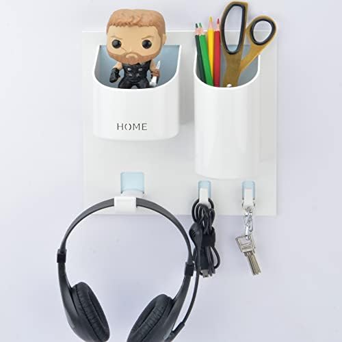 MATIMASU Floating Wall Shelf Organizer for Phone and Reading Glasses