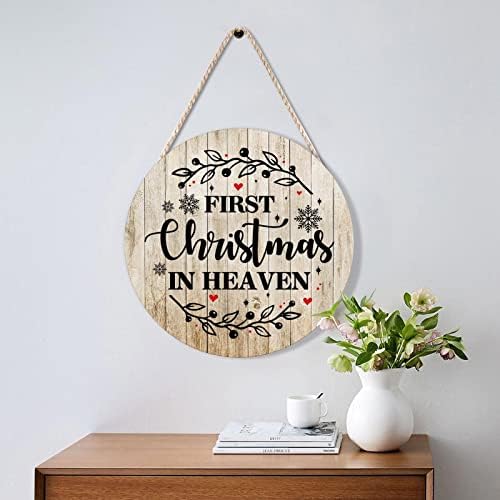 Farmhouse Door Hanger Funny Wood Sign Holiday Decor 12x12