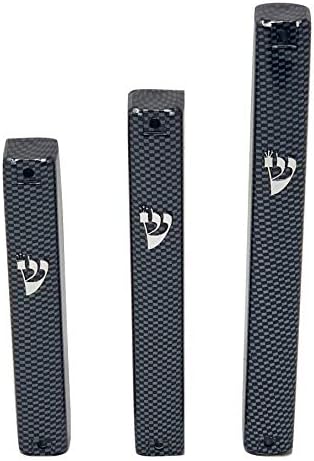 My Daily Styles Mezuzah Case Waterproof for House Blessing Light Gray Pattern