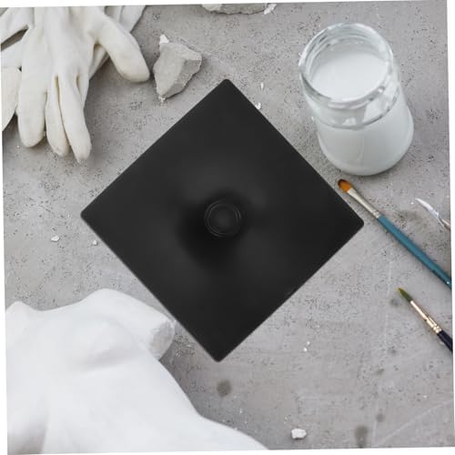 Hand Casting Mold Base Black Square Stand for Display and Crafting