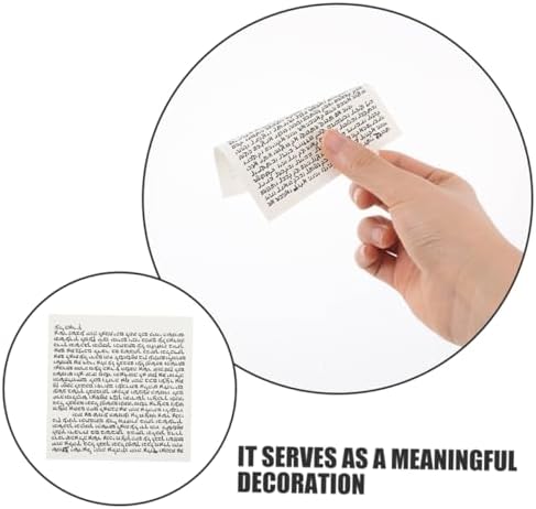 100pcs Jewish Door Blessing Mezuzah Weatherproof Decor for Home Wall