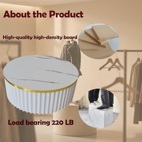 197x79in Cylinder Mannequin Display Pedestal Stand