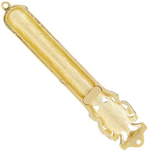 Matashi Blue Dove Mezuzah with Gold Accents and Crystals Door Decor