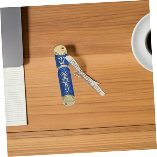 3 Sets Mezuzah Cases with Traditional Jewish Door Blessing Decor
