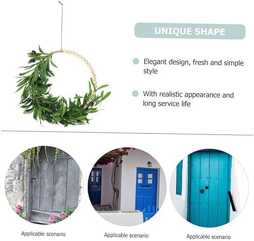 Garneck Artificial Floral Wreath Door Hanger