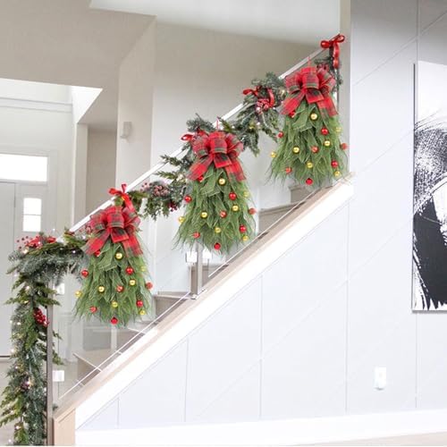 Stylish Handmade Christmas Wreath for Front Door