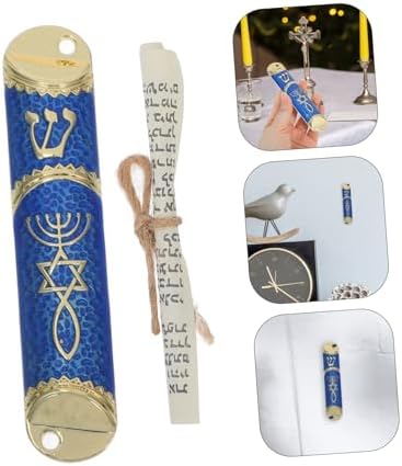 Luxshiny Mezuzah Decor Metal Plaque for Home
