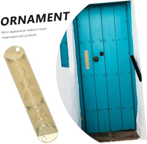 ABOOFAN Metal Mezuzah Scroll Door Decor for Home