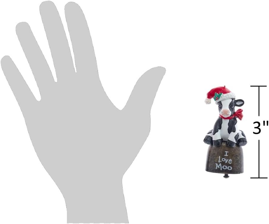 The Bridge Collection Farm Bell Ornaments Set of 2