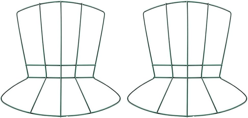 STOBAZA 2pcs Shamrock Wire Wreath Frame Door Hanger