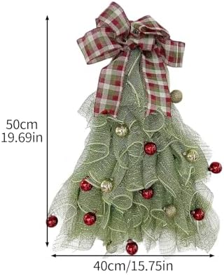 Handmade Silk Christmas Wreath for Front Door 1