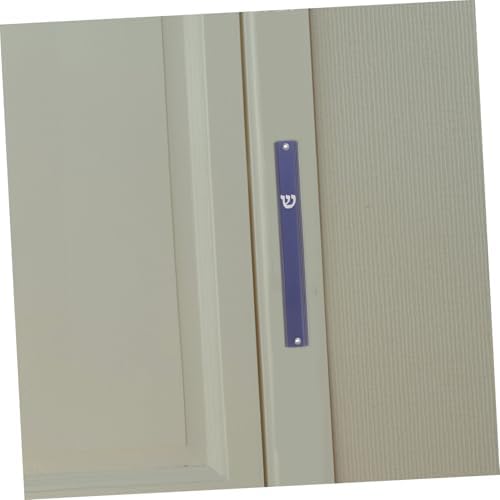 Cabilock 5pcs Metal Mezuzah Scroll Door Decorations Jewish Home Blessing Judaica Wall Art Accents 1