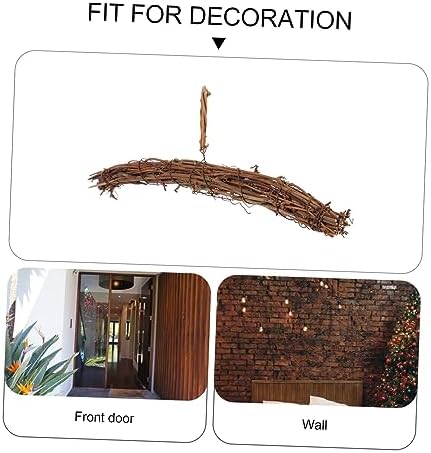 Luxshiny DIY Rattan Wreath Hanging Ring