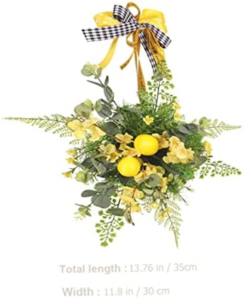 Artificial Flower Wreath Boho Door Decor