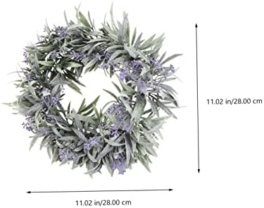 Artificial Lavender Wreath Door Hanger Decor