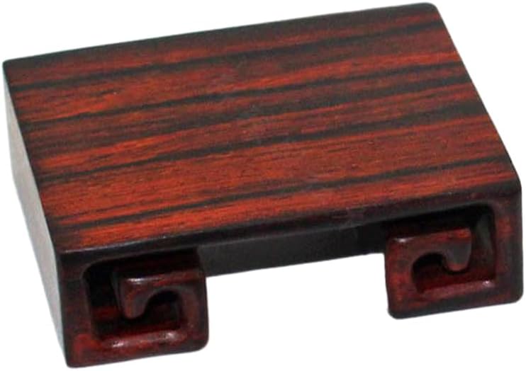 GOLDYWENDY Square Echo Grain Wooden Pedestal Display Stand
