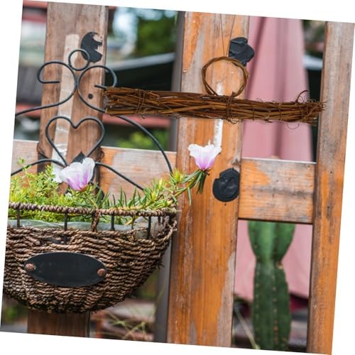 Light Brown Rattan Garland Wreath Front Door Wreath Wicker Wreath Frame DIY Natural Wreaths Hangers