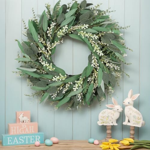 26 Inches Large Eucalyptus Wreath for Front Door
