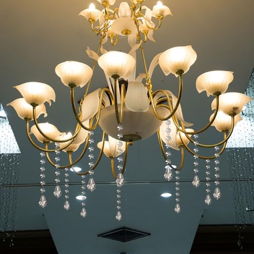 Nuenen 100 Pcs Acrylic Crystal Garland Strands for Home Decor