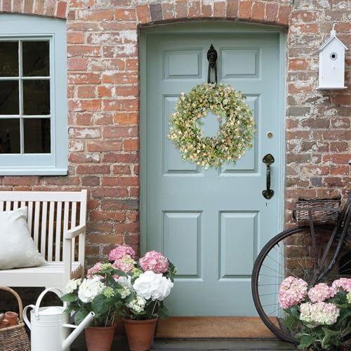 Summer 24-Inch Wreath for Front Porch and Patio Decor