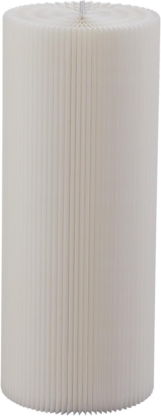 Foldable Cardboard Column Display Pedestal Roman Pillar Cake Stand with Acrylic Disc