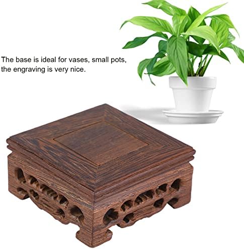 Hapivida Wood Display Stand for Teapot and Vase
