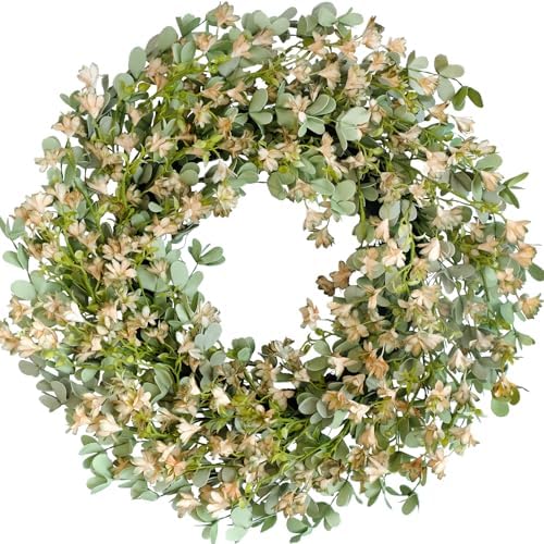 Summer 24-Inch Wreath for Front Porch and Patio Decor