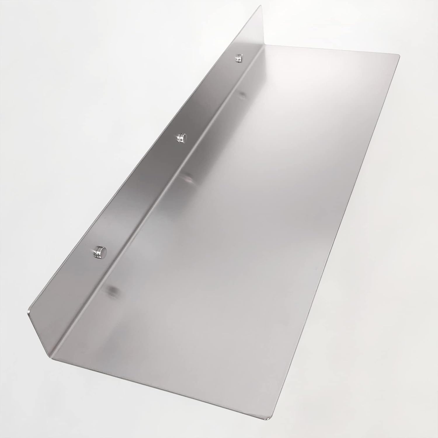 EADOT Brushed Nickel Floating Shelf 24x8 Heavy Duty