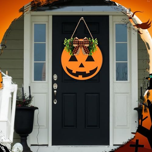 Moucuny Easter Wreath Front Door Decor 118 x 118 Inch Rabbit Sign