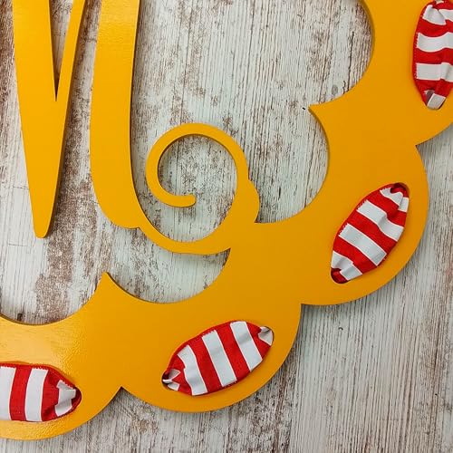 Spring Everyday Monogram Door Wreath - Lots of Colors Available