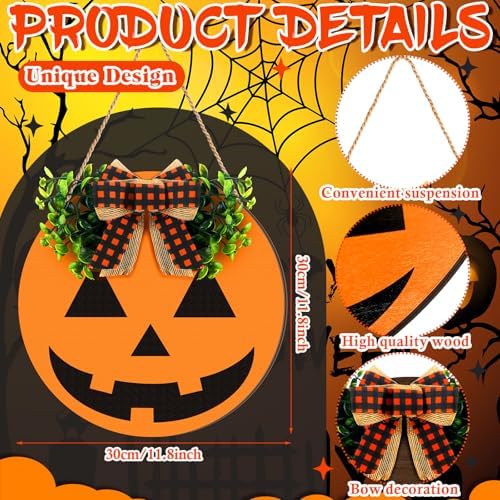 Moucuny Easter Wreath Front Door Decor 118 x 118 Inch Rabbit Sign